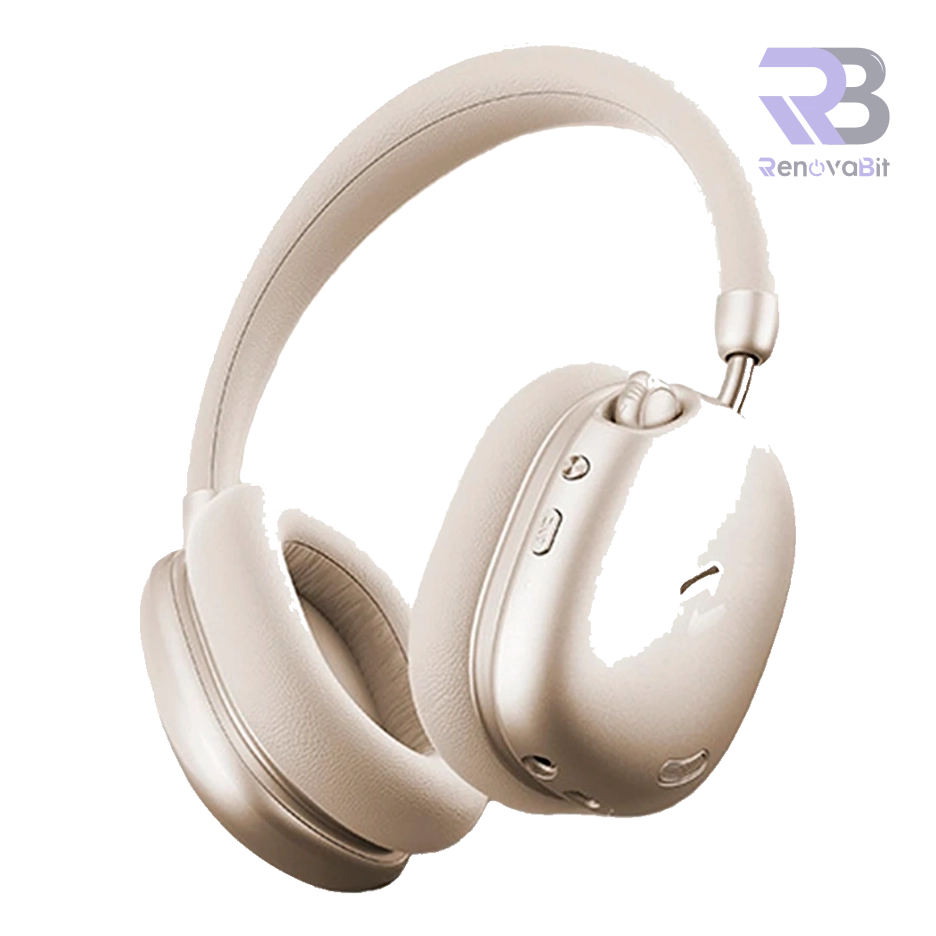 Audífono Bluetooth Havit H670BT Space S1 Dorado con Estuche