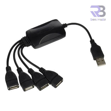 Adaptador Xtech Hub USB 2.0 de 4 Puertos XTC-320
