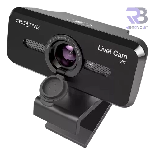 Cámara Web Creative Live Cam Sync V3 2K QHD 1440P USB-C Tapa 4X Zoom