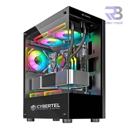 Case Gamer Cybertel Poseidon White CBX C5000w RGB 3FAN
