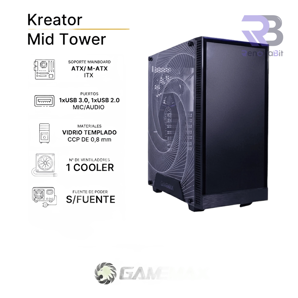 Case Gamer Gamemax Kreator