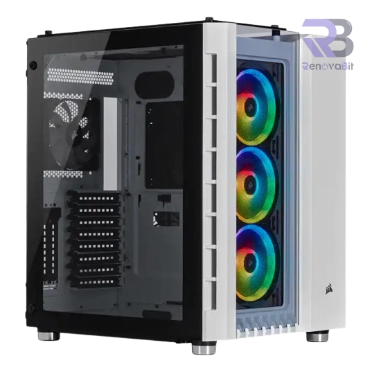 Case Gamer Corsair 680X White RGB 4FAN
