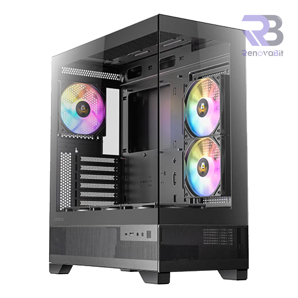 Case Gamer Antec CX700 Black 3F RGB Vidrio Templado