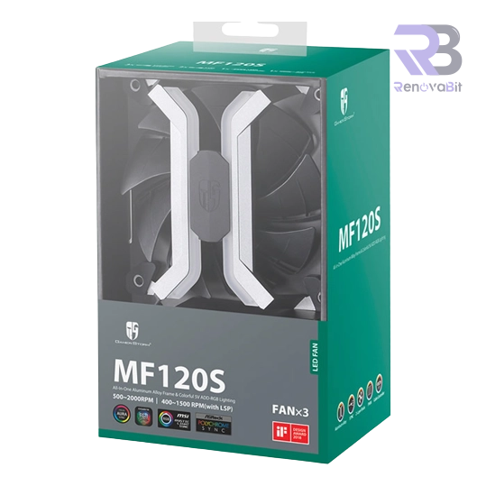 Kit Gamer 3 en 1 Gamer Storm MF 120S 3 Ventiladores 120mm RGB