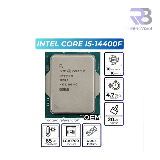 Procesador Intel Core i5 14400F OEM