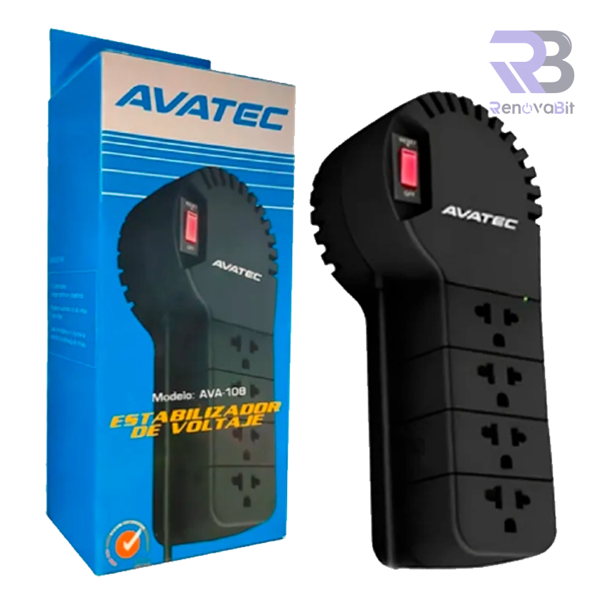 Estabilizador Avatec AVA-108 1000W 4 Tomas