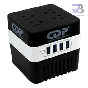 Estabilizador CDP RU-AVR604I 600VA 300W 4 Salidas 4 USB