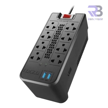 Estabilizador Forza FVR-1222USB 8 Tomas 1200VA 600W