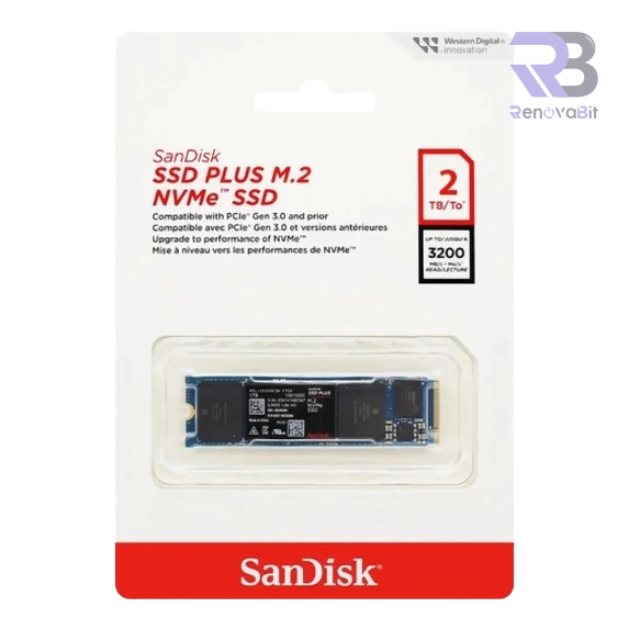Disco SSD SanDisk Plus M.2 2TB PCI 3.0