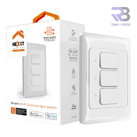 Switch Smart Nexxt NHE-T100 3 Circuitos 110/220V