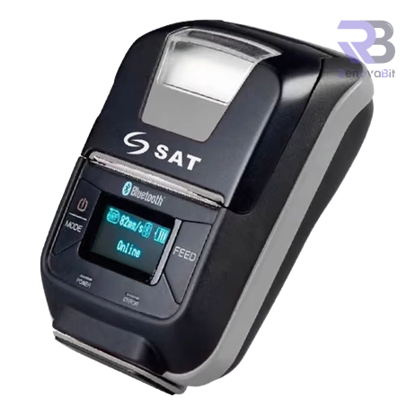 Impresora SAT Móvil AF230 Velocidad de Impresión 100 mm/s Papel y Etiqueta Bluetooth USB Compatible con Android Batería 8 Horas