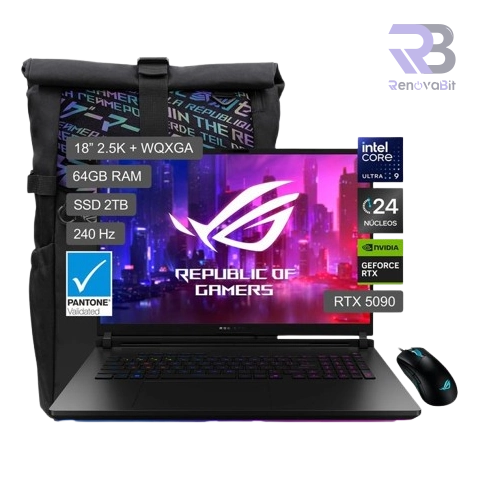 Laptop Gamer Asus ROG Scar G835LX-SA119W Core Ultra 9 275HX 64GB DDR5 2TB RTX 5090 24GB 18 pulgadas