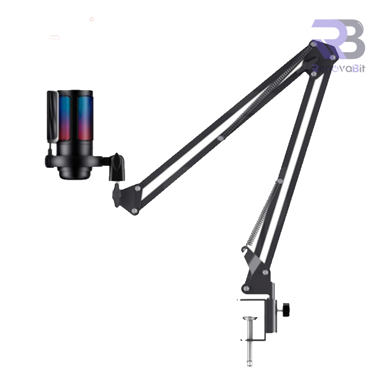 Micrófono Havit GK50 Pro RGB con Brazo