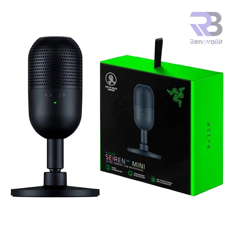 Micrófono Razer Seiren V3 Mini Supercardioide C/N Sensor Touch Black