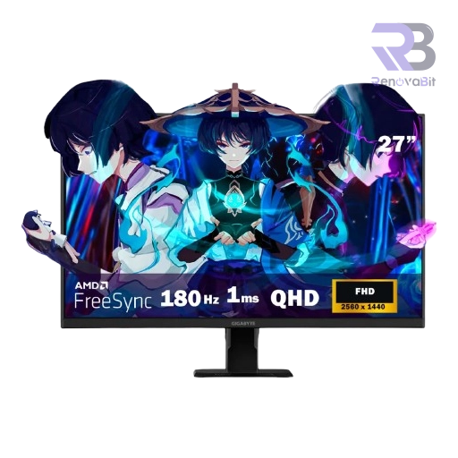 Monitor Gamer Gigabyte GS27QA 27 pulgadas 180Hz QHD 2K IPS