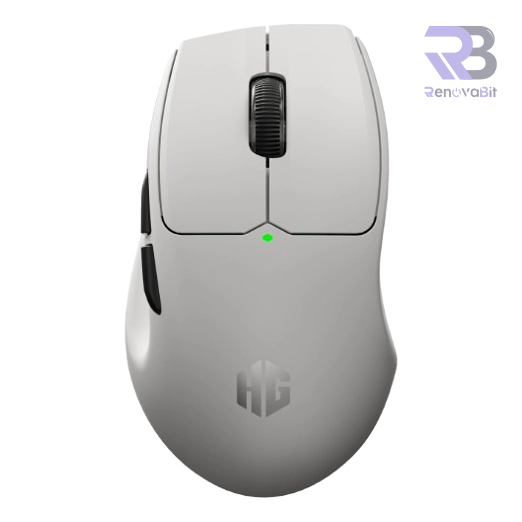 Mouse Gamer Halion Laser M703 12800DPI 6B Blanco Recargable