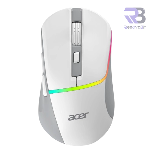 Mouse Gamer Acer TriMode OMR210BK Negro RGB 6B 7200DPI Recargable
