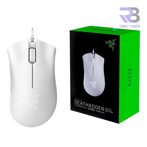 Mouse Gamer Razer DeathAdder Essential 6400 DPI Blanco