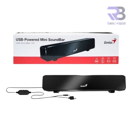 Parlante Genius Sound Bar 100 Mini USB Black