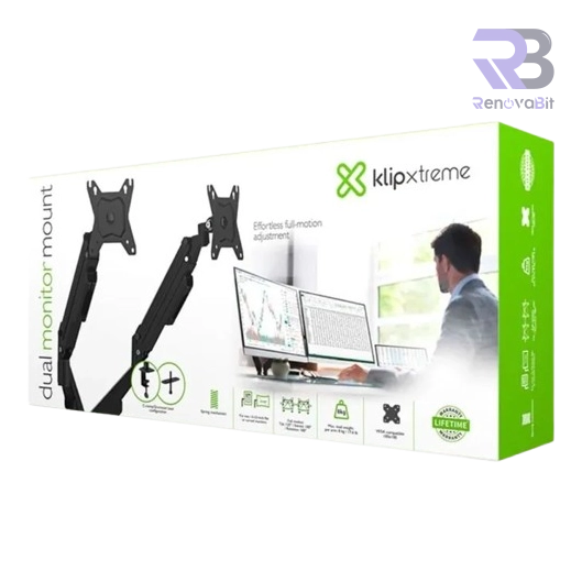 Rack Monitor Klip Xtreme KMM-410 Dual Monitor