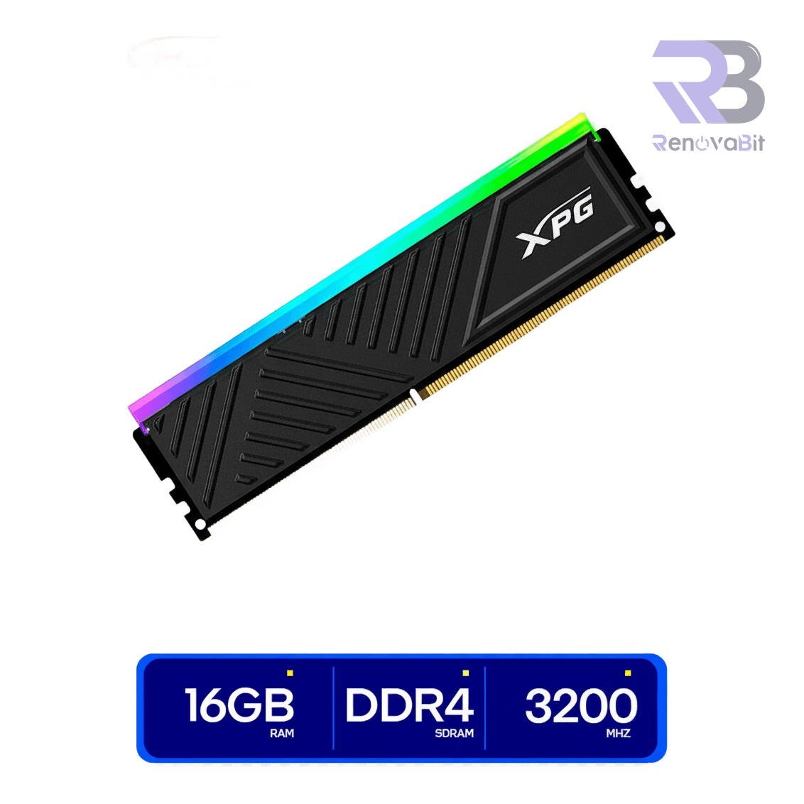 Memoria RAM XPG Spectrix D35G 16GB DDR4 3200MHz RGB Negro