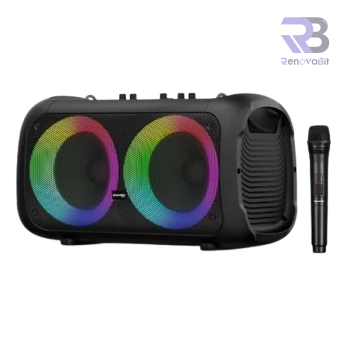 Parlante Nomad MX401 Tower Speaker RGB BT Mic FM MSD/USB Li-Bat 3.7V/2400mAh Max