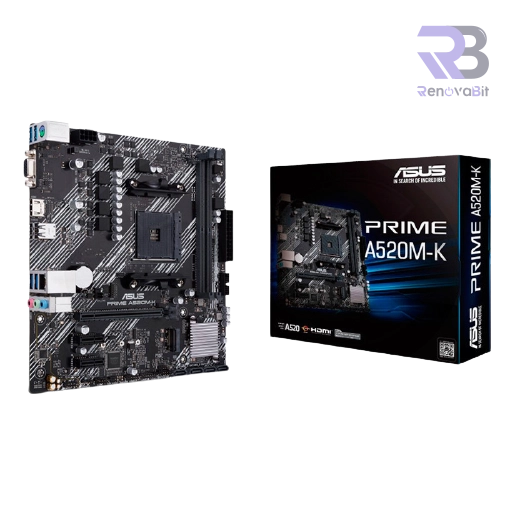 Placa Madre Asus Prime A520M-K Socket AM4 DDR4