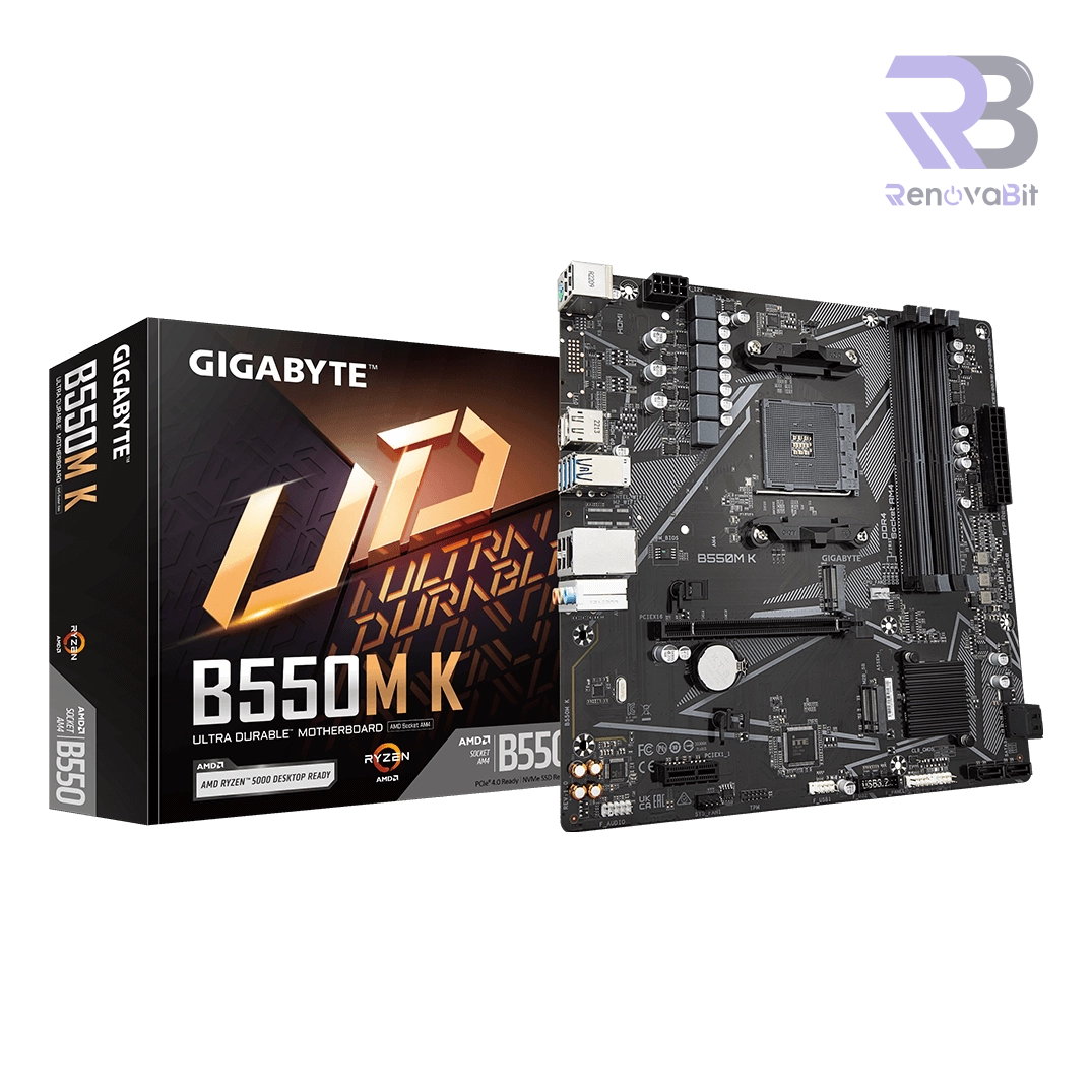 Placa Madre Gigabyte B550M K DDR4 AMD AM4