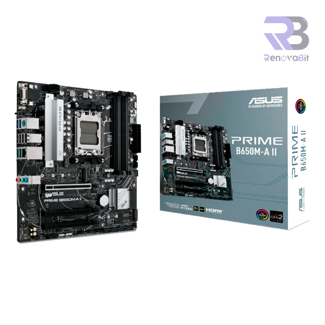 Placa Madre Asus Prime B650M-A II DDR5 AM5 AMD