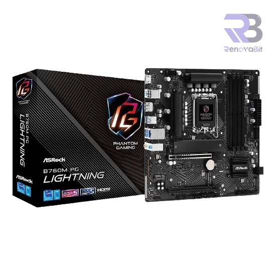 Placa Madre ASRock B760M PG Lightning LGA 1700 DDR5 WiFi