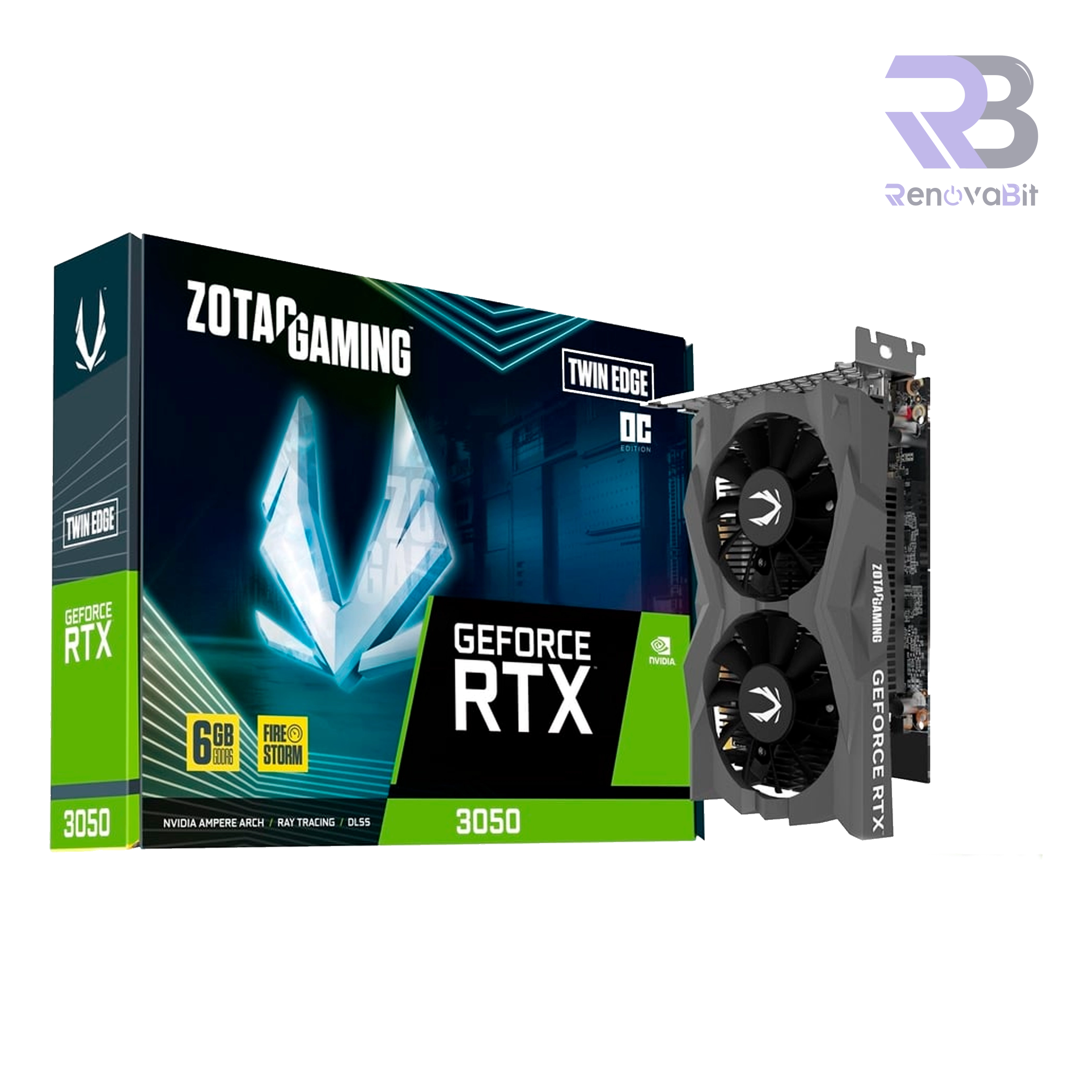 Tarjeta de Video Zotac RTX 3050 6GB Twin Edge GDDR6 OC