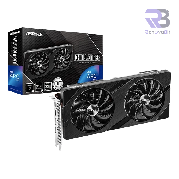 Tarjeta de Video ASRock Intel Arc A750 Challenger D OC 8GB GDDR6
