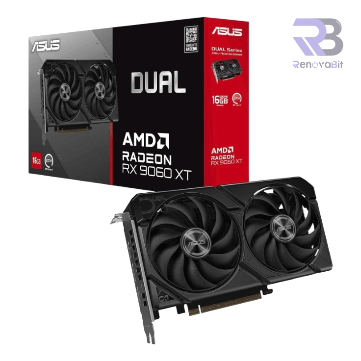 Tarjeta de Video Asus RX 9060XT 16GB Dual GDDR6