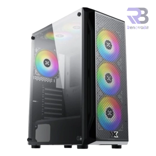Case Gamer Valorant ATX 6 FAN Mesh/Malla Sin Fuente