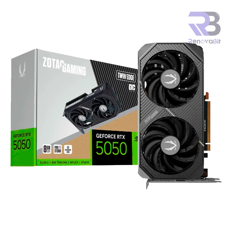 Tarjeta de Video Zotac RTX 5050 8GB Twin Edge GDDR6