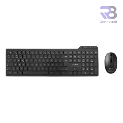 Kit Teclado + Mouse Havit KB262GCM-SP Inalámbrico Negro