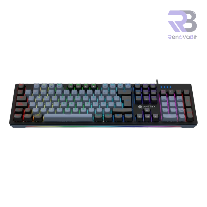 Teclado Mecánico Antryx MK860L Black&Gray Blue Switch