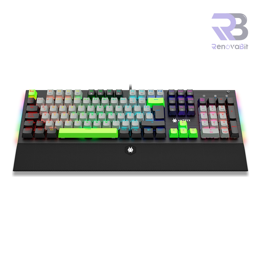 Teclado Antryx MK Zigra Evo Black & Gray Blue Switch