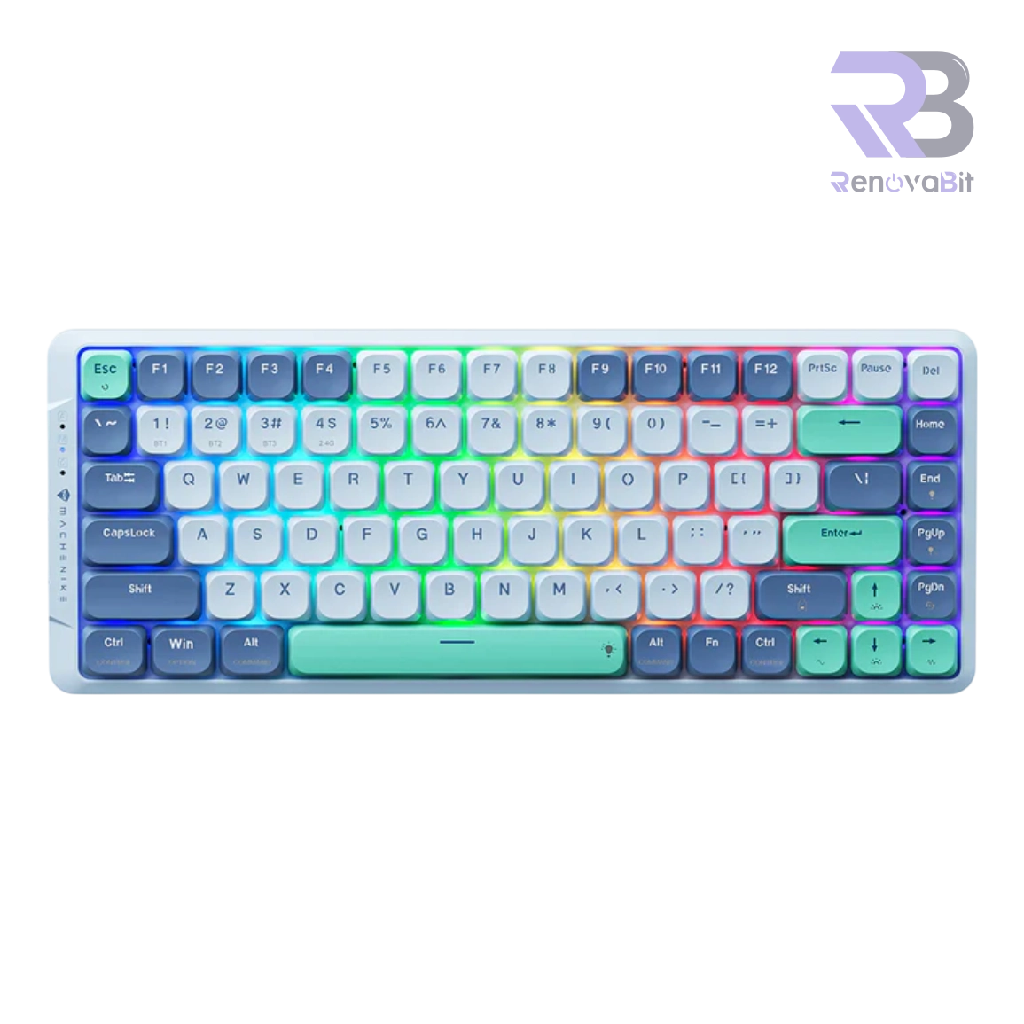 Teclado Mecánico Machenike AIR50 Azul
