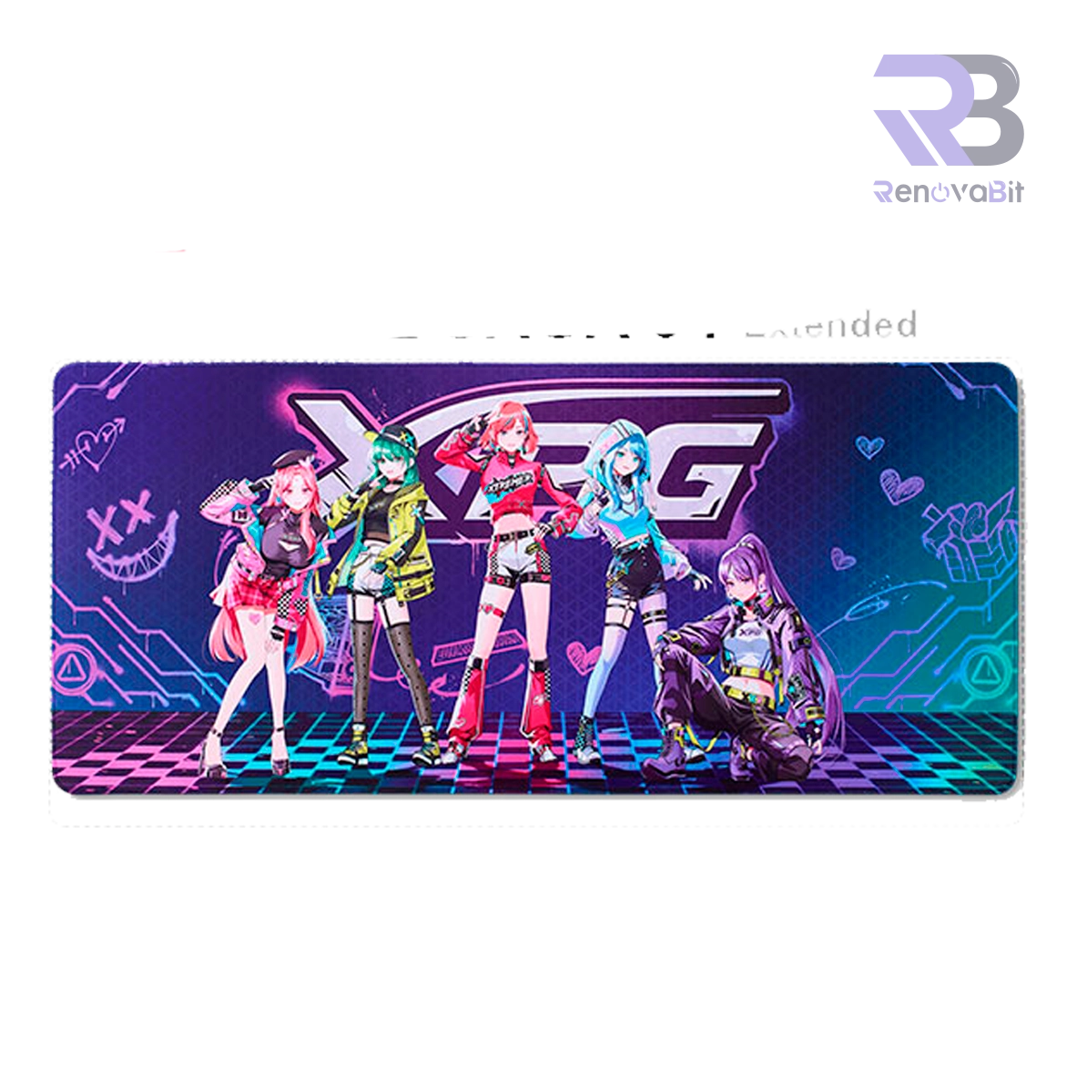 Mouse Pad Gaming XPG XL Frontline Saga 900x400x3mm SAGA 03