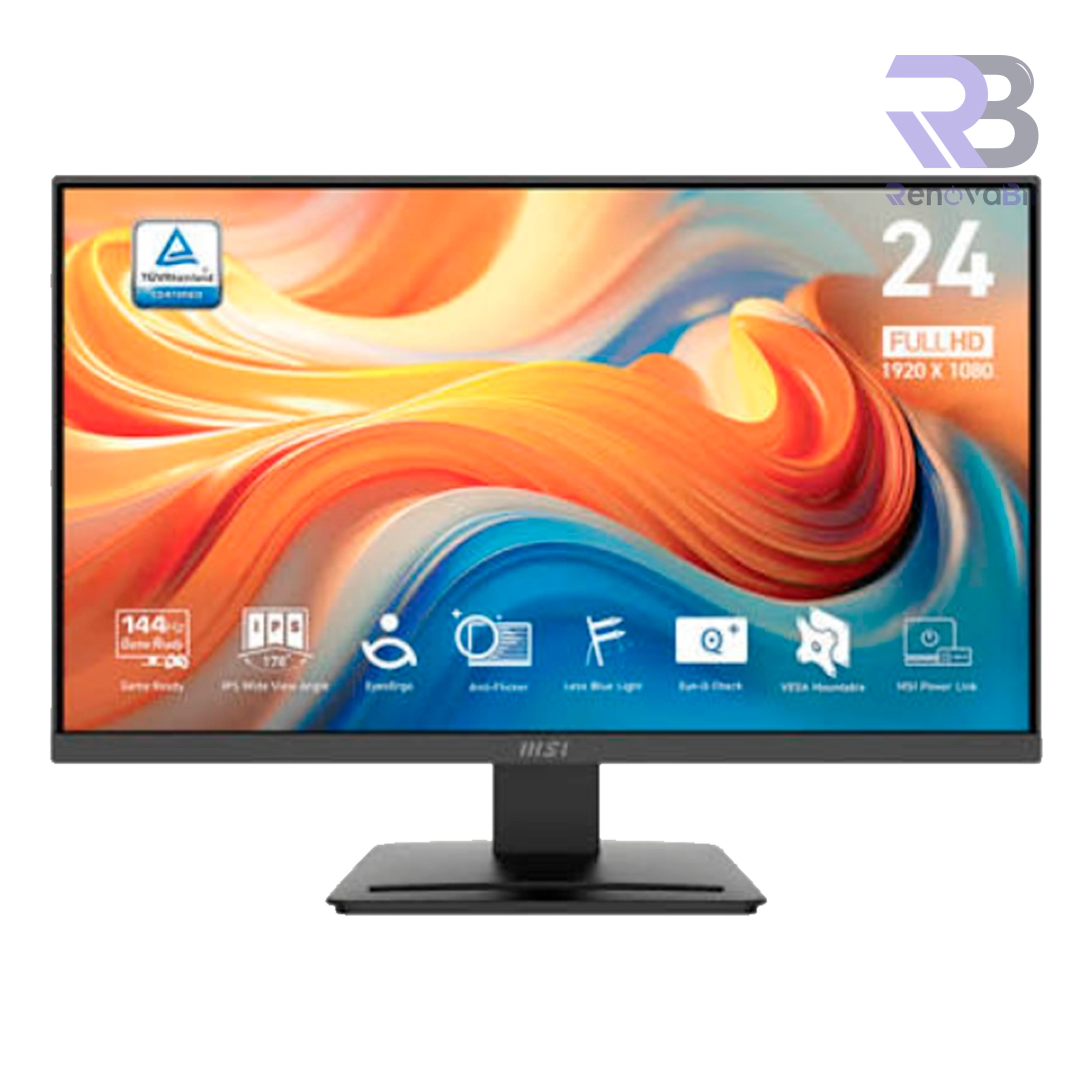 Monitor Gamer MSI MP243L FHD 144Hz 1ms Plano IPS