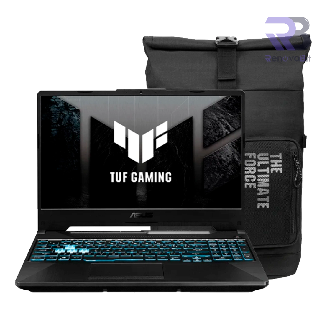Laptop Asus TUF Gaming 90NR0JF7-M00SP0 Ryzen 7 8845HS 8GB DDR5 512GB SSD RTX3050 4GB 15.6'' FHD ESP Mochila+Mouse