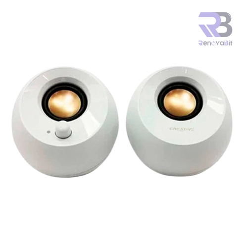 Parlante Creative Pebble 4.4W 2.0 3.5mm USB-Power White