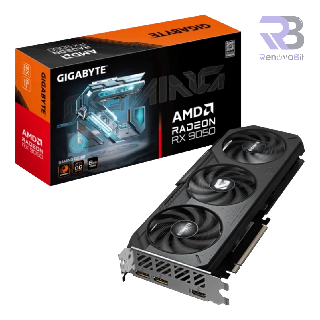 Tarjeta de Video Gigabyte Gaming OC RX 9050 8GB GDDR6