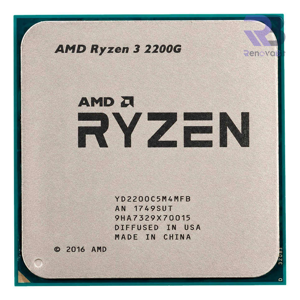 Procesador AMD Ryzen 3 2200G 3.50GHz 4 Núcleos 4 Hilos OEM Sin Cooler