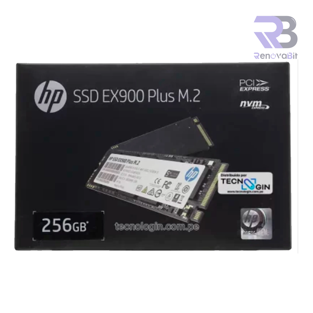 Disco SSD HP EX900 256GB M.2 NVMe