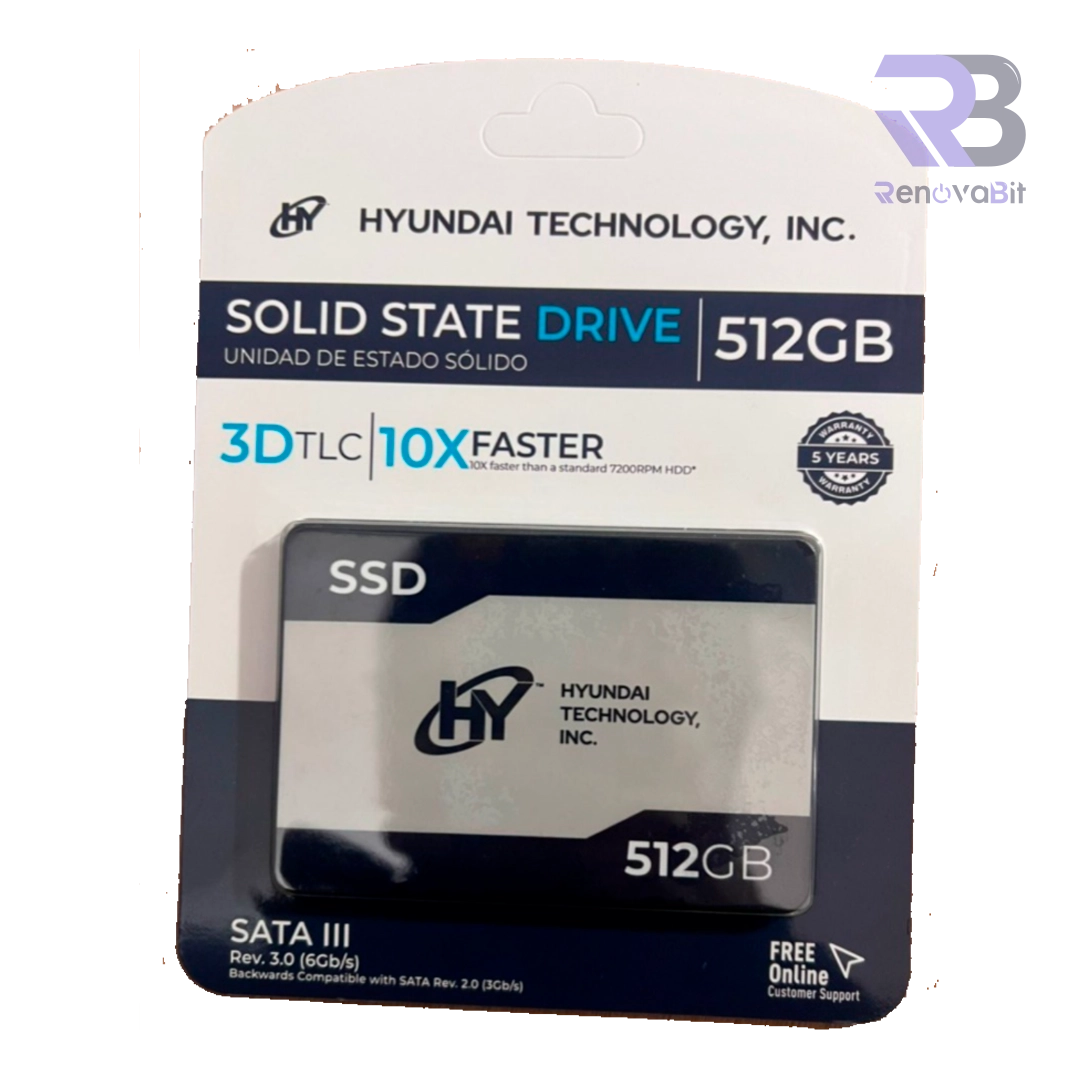 Disco SSD Hyundai SATA 2.5 512GB 550MB/s