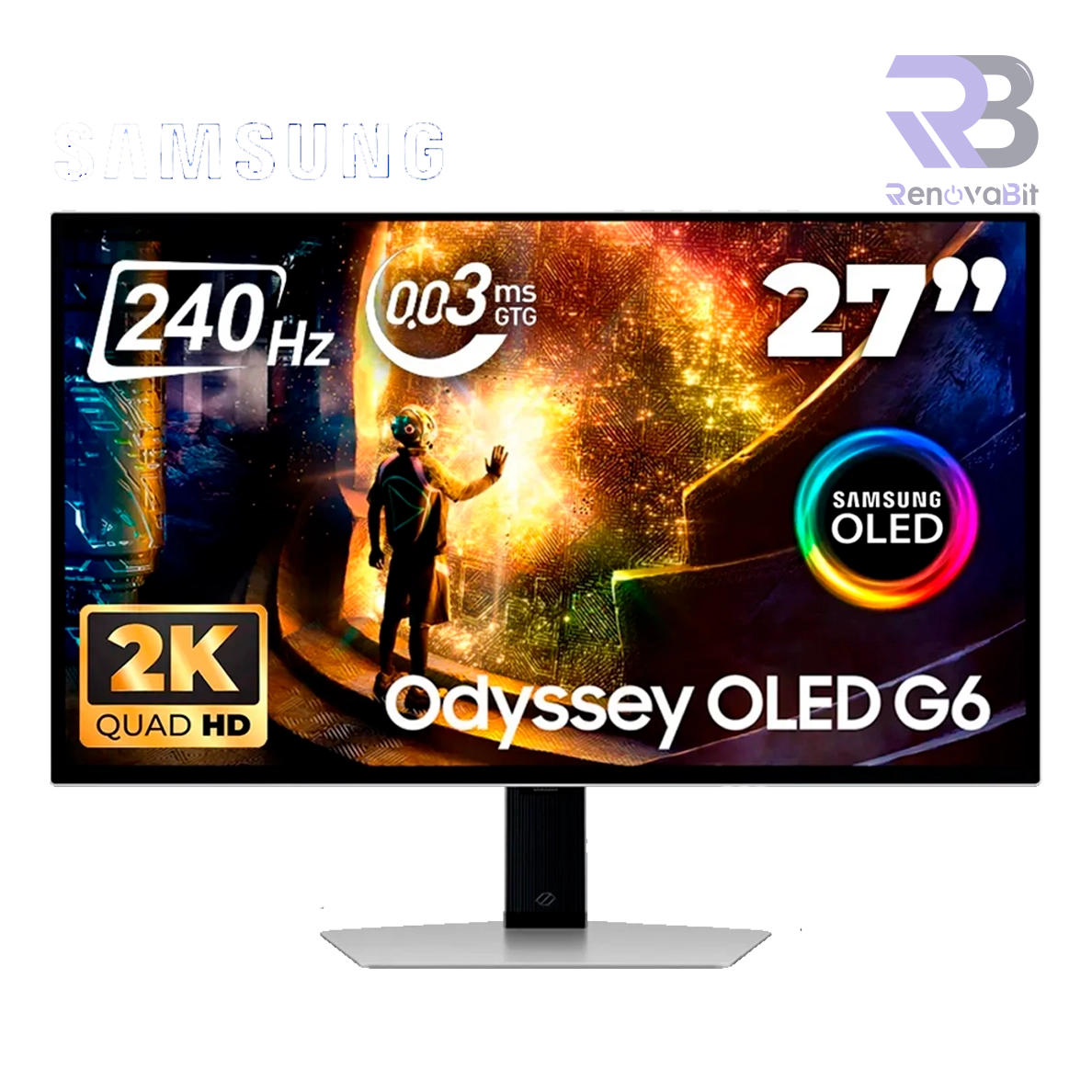 Monitor Samsung LS27HG800SNXZA QD-OLED 240Hz