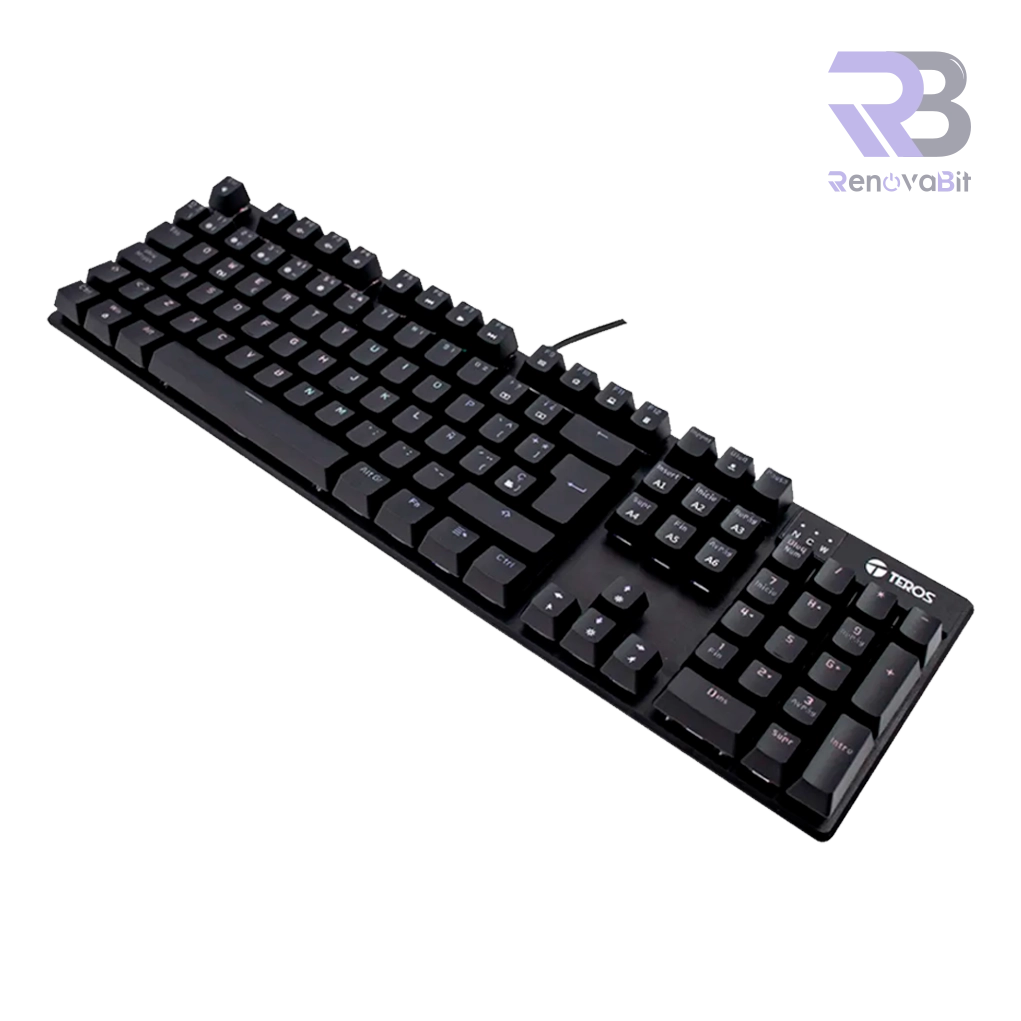 Teclado Teros TE4068 USB Negro