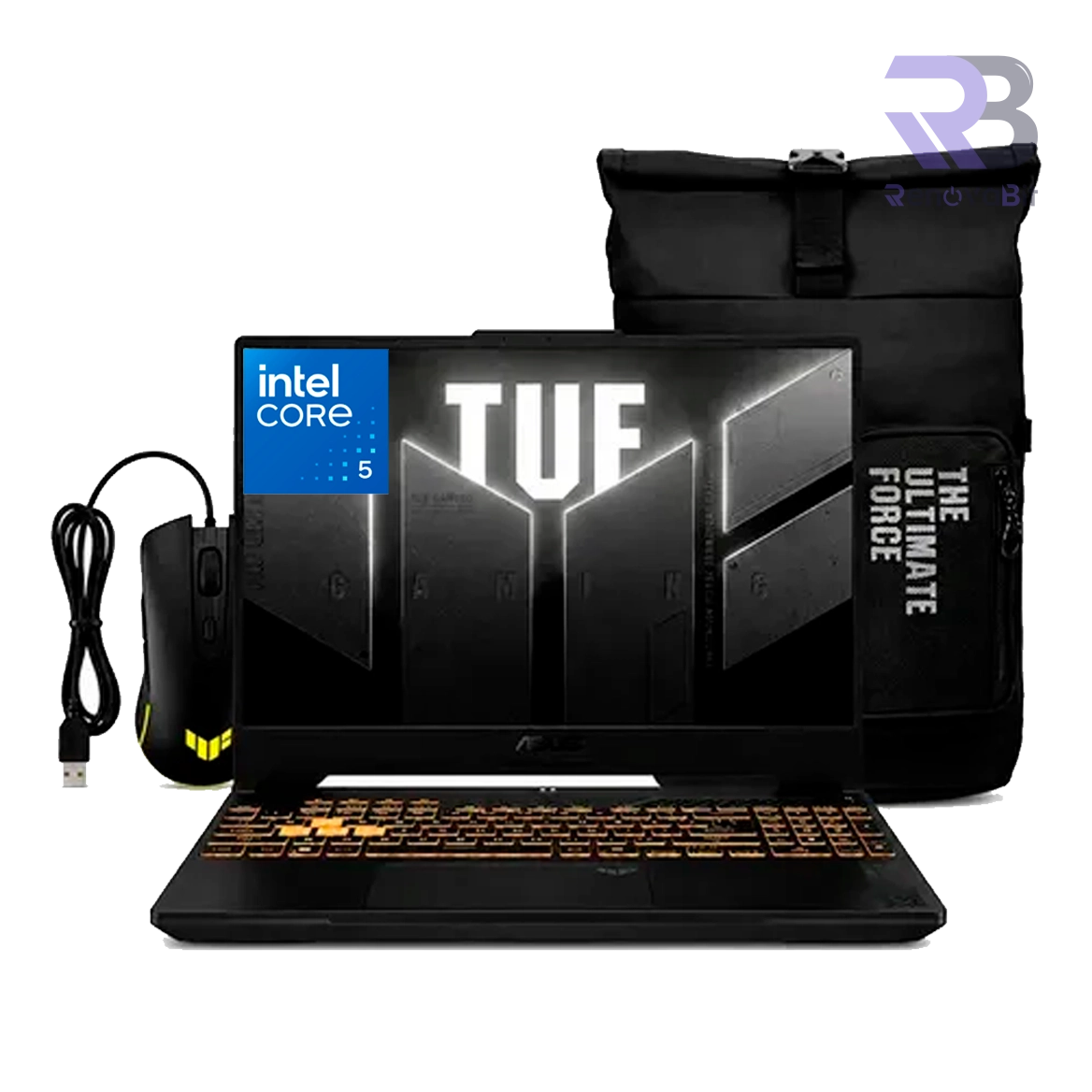 Laptop Gamer Asus TUF Gaming Core 5 205H 8GB 512GB NVMe RTX 3050 6GB 16P + Mochila + Mouse